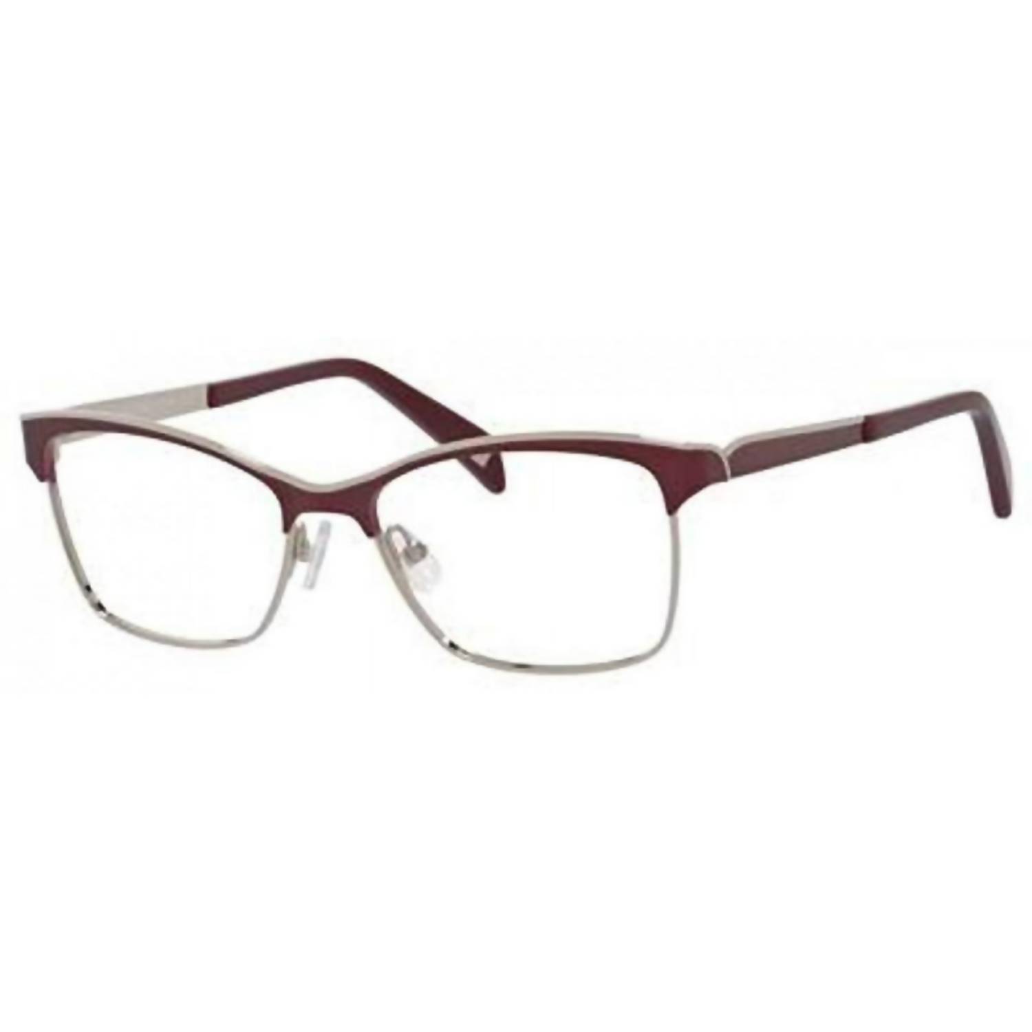 New Liz Claiborne Women's Cat Eye Glasses In Matte Brown